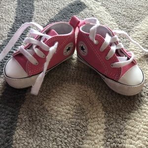 Converse Baby Chuck Taylors - Pink Size 2